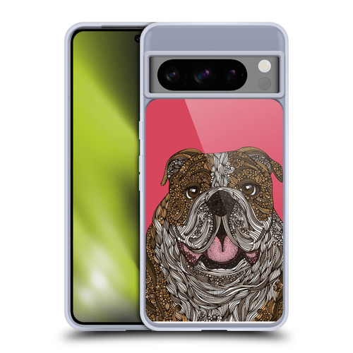 Valentina Dogs English Bulldog Soft Gel Case for Google Pixel 8 Pro