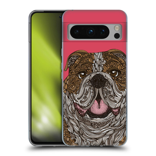 Valentina Dogs English Bulldog Soft Gel Case for Google Pixel 8 Pro