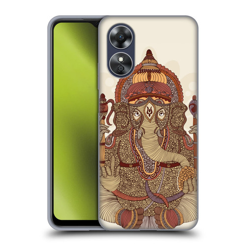 Valentina Symbols Illustration Ganesha Soft Gel Case for OPPO A17