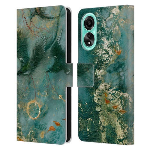 Stephanie Law Birds Three Fates Leather Book Wallet Case Cover For OPPO A78 4G