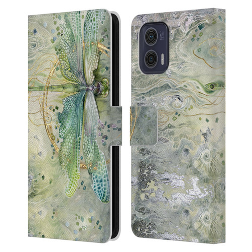 Stephanie Law Immortal Ephemera Transition Leather Book Wallet Case Cover For Motorola Moto G73 5G