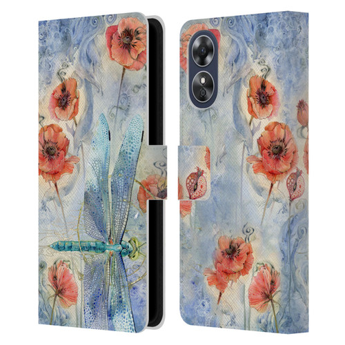 Stephanie Law Immortal Ephemera When Flowers Dream Leather Book Wallet Case Cover For OPPO A17