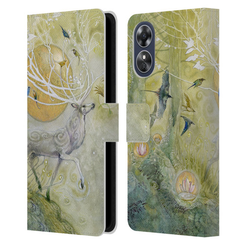 Stephanie Law Stag Sonata Cycle Allegro 2 Leather Book Wallet Case Cover For OPPO A17