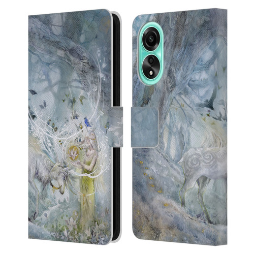 Stephanie Law Stag Sonata Cycle Resonance Leather Book Wallet Case Cover For OPPO A78 4G