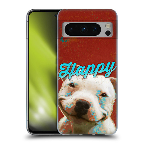 Duirwaigh Animals Pitbull Dog Soft Gel Case for Google Pixel 8 Pro