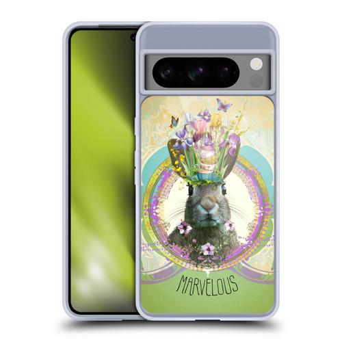 Duirwaigh Boho Animals Rabbit Soft Gel Case for Google Pixel 8 Pro