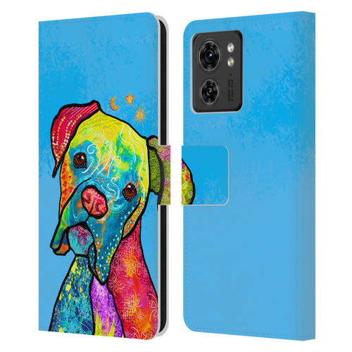 Duirwaigh Animals Boxer Dog Leather Book Wallet Case Cover For Motorola Moto Edge 40