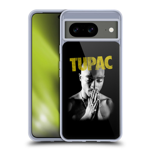 Tupac Shakur Key Art Golden Soft Gel Case for Google Pixel 8