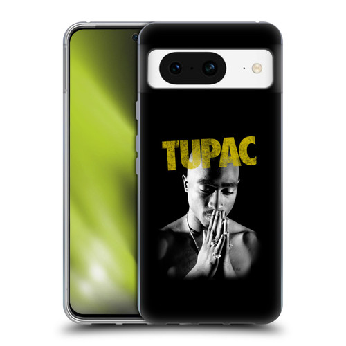 Tupac Shakur Key Art Golden Soft Gel Case for Google Pixel 8