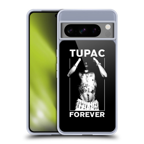 Tupac Shakur Key Art Forever Soft Gel Case for Google Pixel 8 Pro
