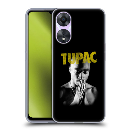 Tupac Shakur Key Art Golden Soft Gel Case for OPPO A78 5G
