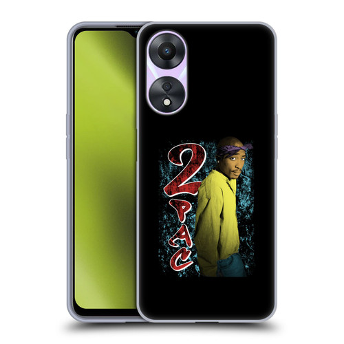 Tupac Shakur Key Art Vintage Soft Gel Case for OPPO A78 5G