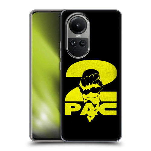Tupac Shakur Logos Yellow Fist Soft Gel Case for OPPO Reno10 5G / Reno10 Pro 5G