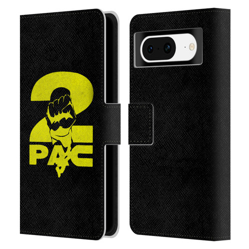 Tupac Shakur Logos Yellow Fist Leather Book Wallet Case Cover For Google Pixel 8