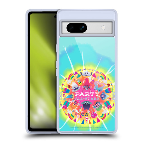 Trolls Graphics All Star Characters Soft Gel Case for Google Pixel 7a