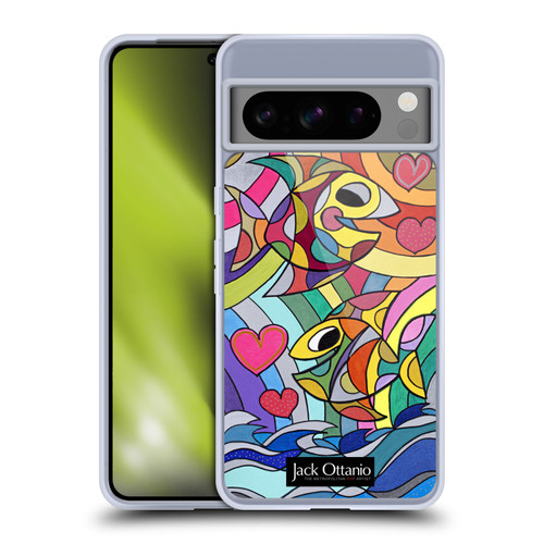 Jack Ottanio Art Happy Fishes Soft Gel Case for Google Pixel 8 Pro