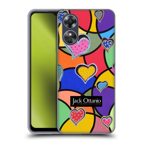 Jack Ottanio Art Hearts Of Diamonds Soft Gel Case for OPPO A17