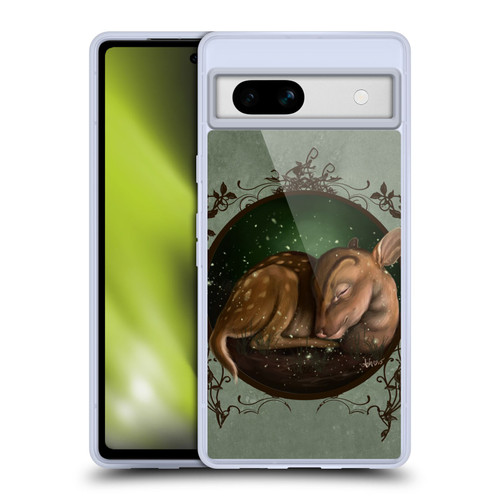 Ash Evans Animals Foundling Fawn Soft Gel Case for Google Pixel 7a