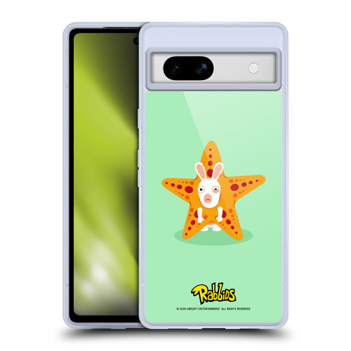 Rabbids Costumes Starfish Soft Gel Case for Google Pixel 7a
