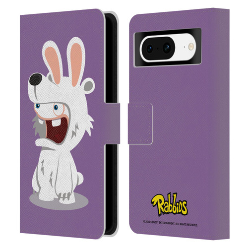Rabbids Costumes Polar Bear Leather Book Wallet Case Cover For Google Pixel 8