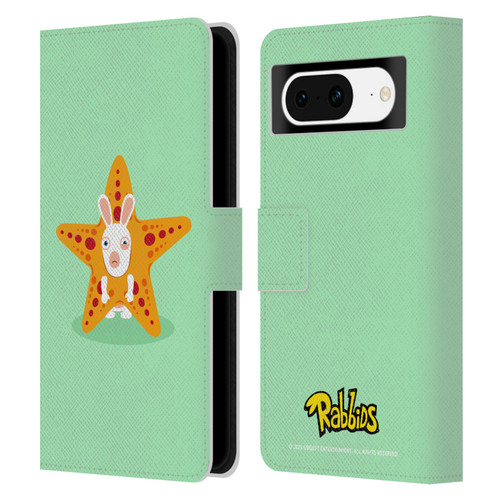 Rabbids Costumes Starfish Leather Book Wallet Case Cover For Google Pixel 8