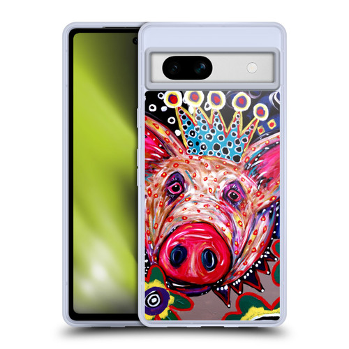 Mad Dog Art Gallery Animals Missy Pig Soft Gel Case for Google Pixel 7a