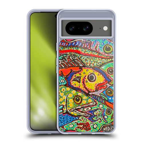 Mad Dog Art Gallery Assorted Designs Many Mad Fish Soft Gel Case for Google Pixel 8