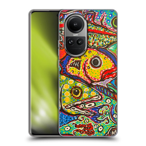 Mad Dog Art Gallery Assorted Designs Many Mad Fish Soft Gel Case for OPPO Reno10 5G / Reno10 Pro 5G