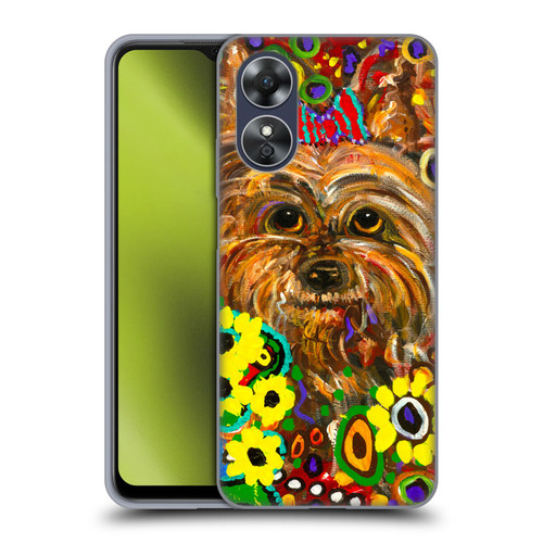 Mad Dog Art Gallery Dogs 2 Yorkie Soft Gel Case for OPPO A17