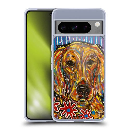 Mad Dog Art Gallery Dog 5 Golden Retriever Soft Gel Case for Google Pixel 8 Pro