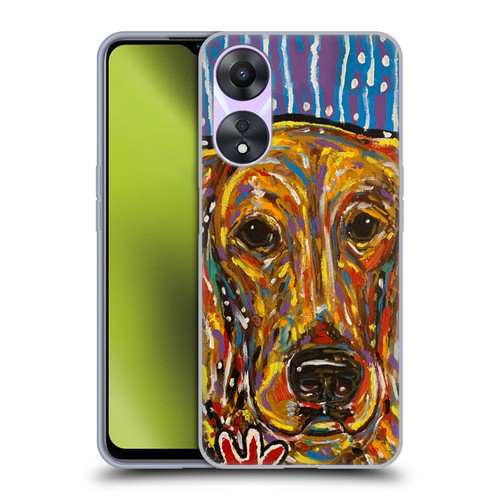 Mad Dog Art Gallery Dog 5 Golden Retriever Soft Gel Case for OPPO A78 5G