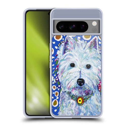 Mad Dog Art Gallery Dogs Westie Soft Gel Case for Google Pixel 8 Pro