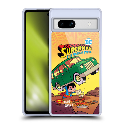 Super Friends DC Comics Toddlers Comic Covers Superman 1 Soft Gel Case for Google Pixel 7a