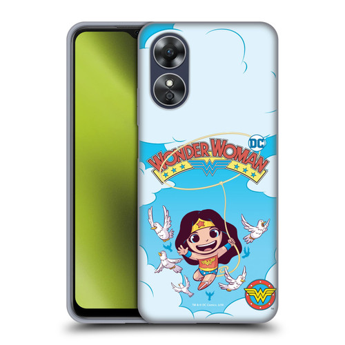 Super Friends DC Comics Toddlers Comic Covers Wonder Woman 1 Soft Gel Case for OPPO A17