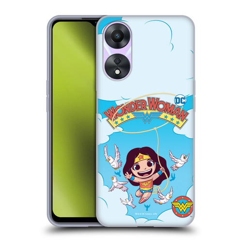 Super Friends DC Comics Toddlers Comic Covers Wonder Woman 1 Soft Gel Case for OPPO A78 5G