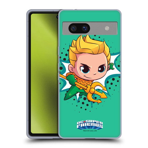 Super Friends DC Comics Toddlers 1 Aquaman Soft Gel Case for Google Pixel 7a