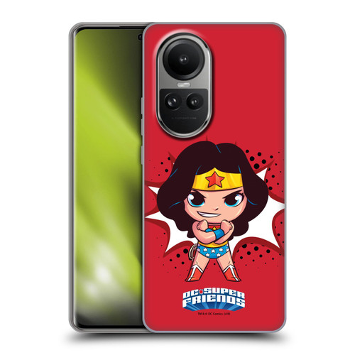 Super Friends DC Comics Toddlers 1 Wonder Woman Soft Gel Case for OPPO Reno10 5G / Reno10 Pro 5G
