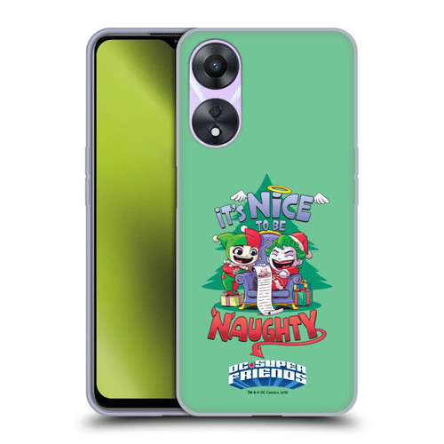 Super Friends DC Comics Toddlers Holidays Harley Joker Naughty Soft Gel Case for OPPO A78 4G