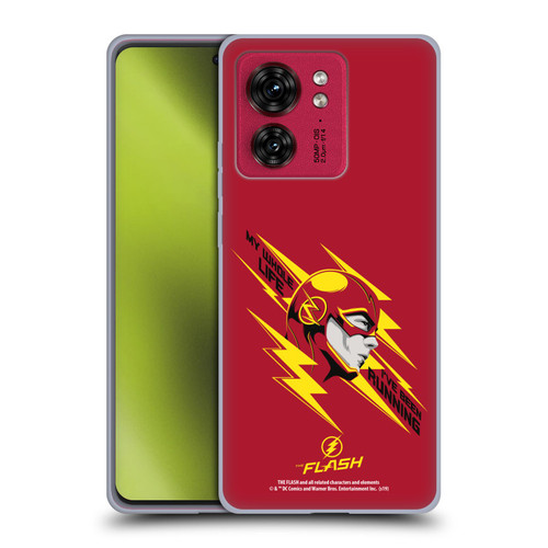 The Flash TV Series Graphics Barry Head Soft Gel Case for Motorola Moto Edge 40