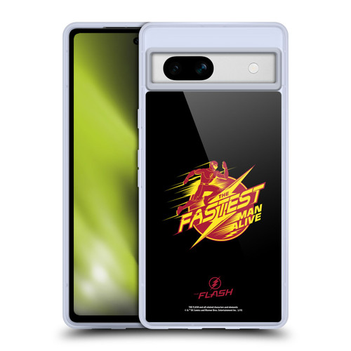 The Flash TV Series Graphics Barry Fastest Man Alive Soft Gel Case for Google Pixel 7a