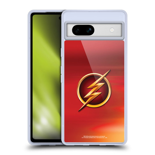 The Flash TV Series Logos Red Soft Gel Case for Google Pixel 7a