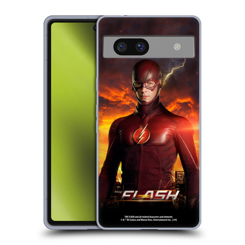 The Flash TV Series Poster Barry Stand Pose Soft Gel Case for Google Pixel 7a