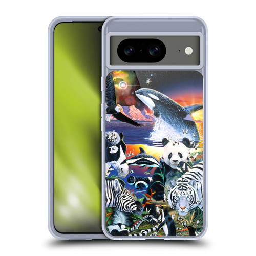 Graeme Stevenson Assorted Designs Animals Soft Gel Case for Google Pixel 8