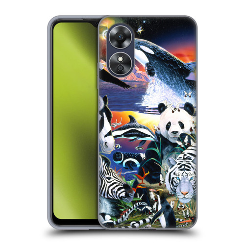 Graeme Stevenson Assorted Designs Animals Soft Gel Case for OPPO A17