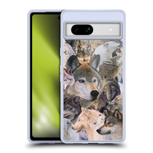 Graeme Stevenson Wildlife Wolves 1 Soft Gel Case for Google Pixel 7a