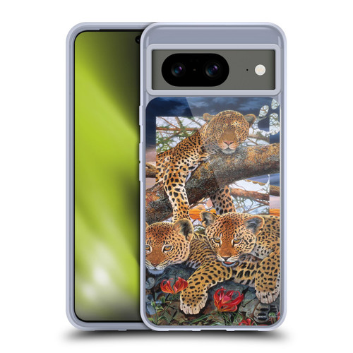 Graeme Stevenson Wildlife Leopard Soft Gel Case for Google Pixel 8