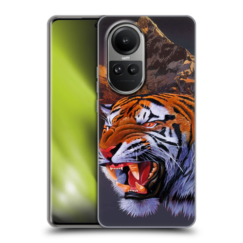 Graeme Stevenson Wildlife Tiger Soft Gel Case for OPPO Reno10 5G / Reno10 Pro 5G