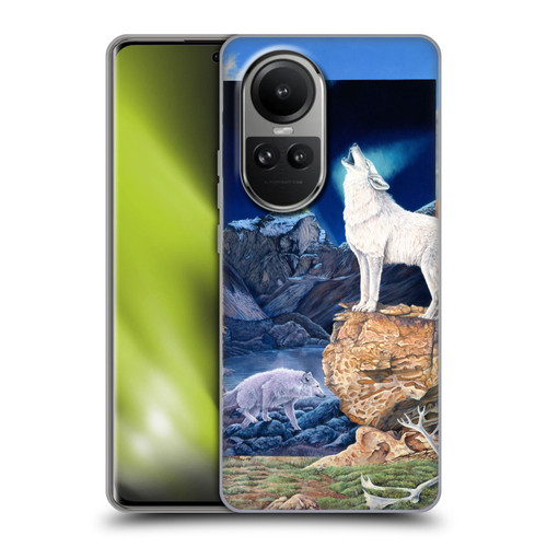 Graeme Stevenson Wildlife Wolves 3 Soft Gel Case for OPPO Reno10 5G / Reno10 Pro 5G
