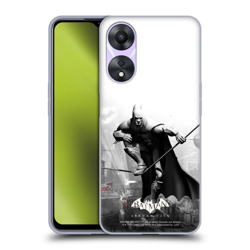 Batman Arkham City Key Art Comic Book Cover Soft Gel Case for OPPO A78 4G