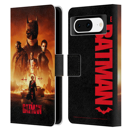 The Batman Posters Group Leather Book Wallet Case Cover For Google Pixel 8